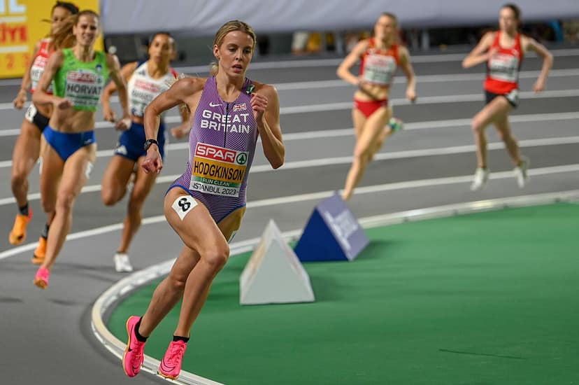 Femke Broeders-Bol in finale 800 metri agli Europei, Werro cade