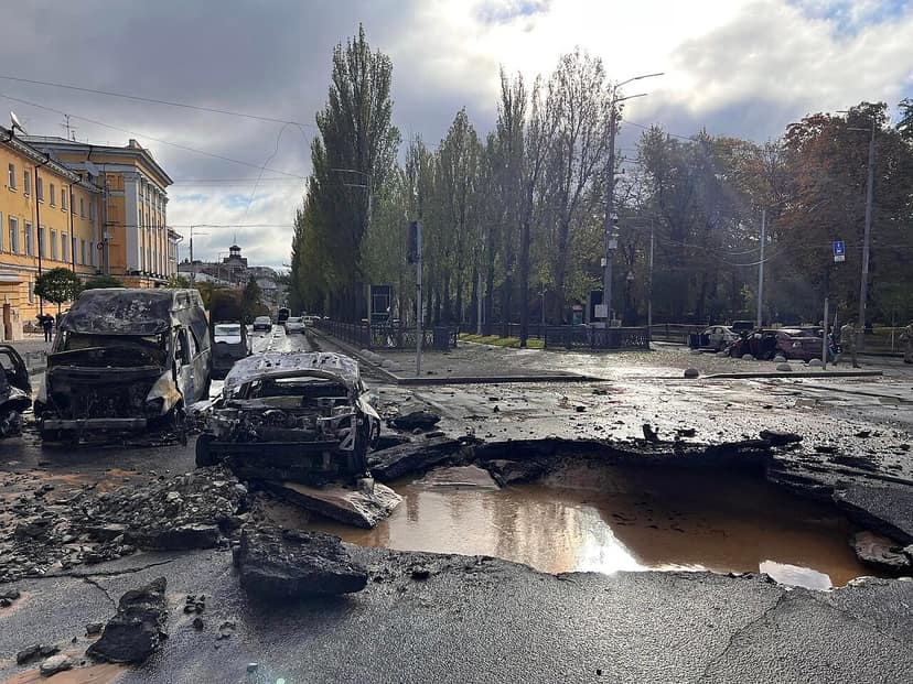 Foto d'archivio: Raid russi su Kiev e Zaporizhzhia: due morti segnalati