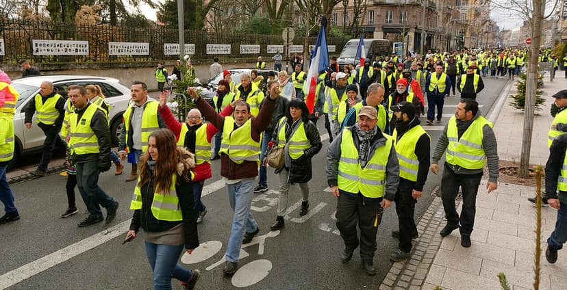 Foto d'archivio: La Francia schiera un dispositivo di polizia massiccio per le manifestazioni del 24 ottobre