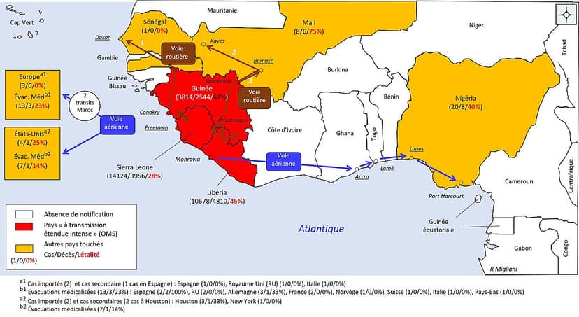 Ebola: epidemic spreads to a sixth province in DR Congo