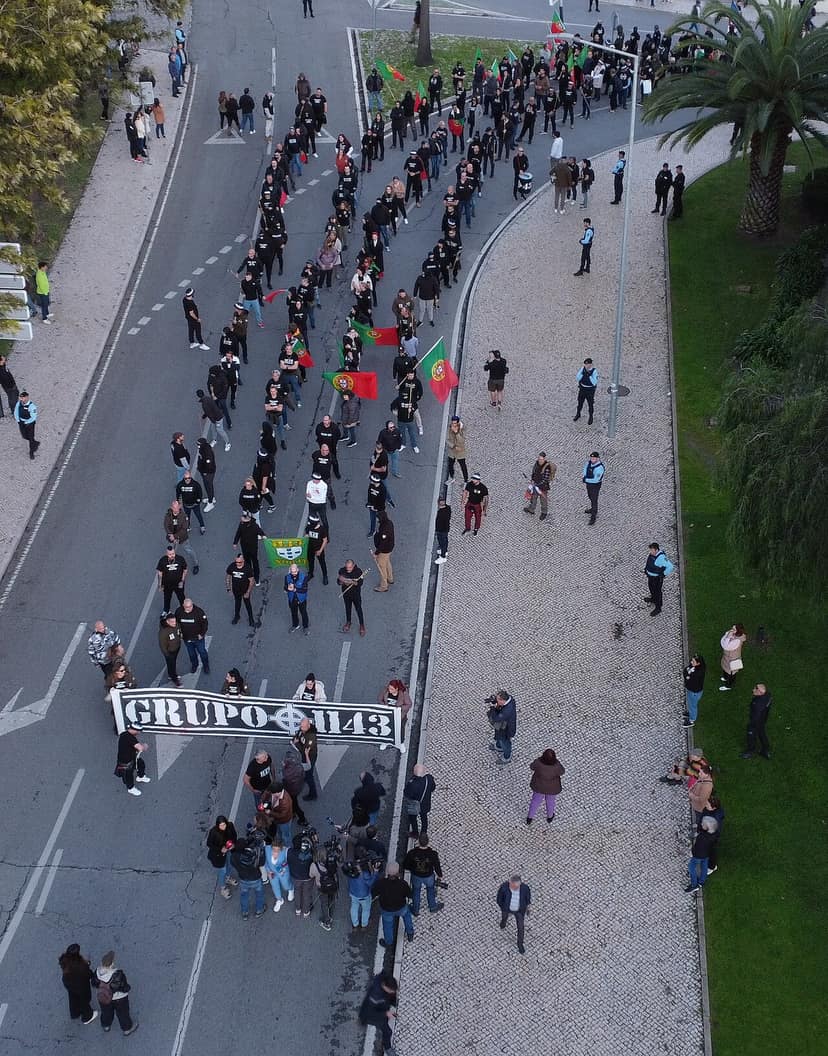Archivbild: Polizei räumt Protestcamp für Wohnrechte in Porto