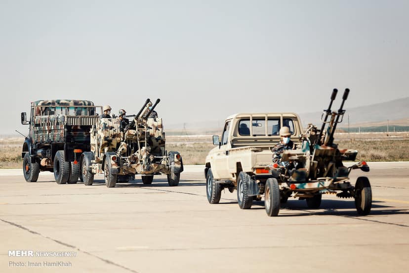 Photo d'archive: L'Iran lance des attaques en réponse aux actions militaires américaines