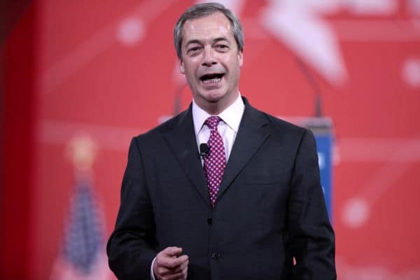 Nigel Farage declares himself the winner of the election in Clacton