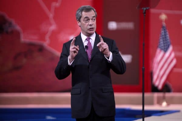 Nigel Farage declares himself the winner of the election in Clacton