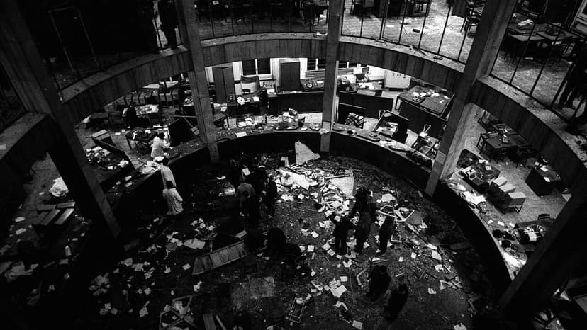 Archieffoto: Spanningen in Frankrijk: studentenprotesten escaleerden in geweld