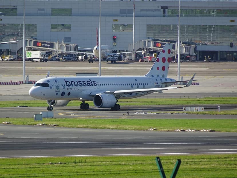 Foto d'archivio: Brussels Airlines obbliga il personale a volare in Israele, ACV Puls presenta un avviso di sciopero