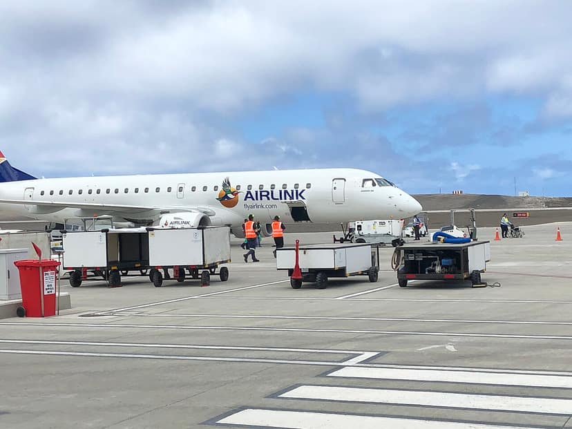 Foto de archivo: Airlink cancela vuelo programado antes del enfrentamiento de rugby por el clima