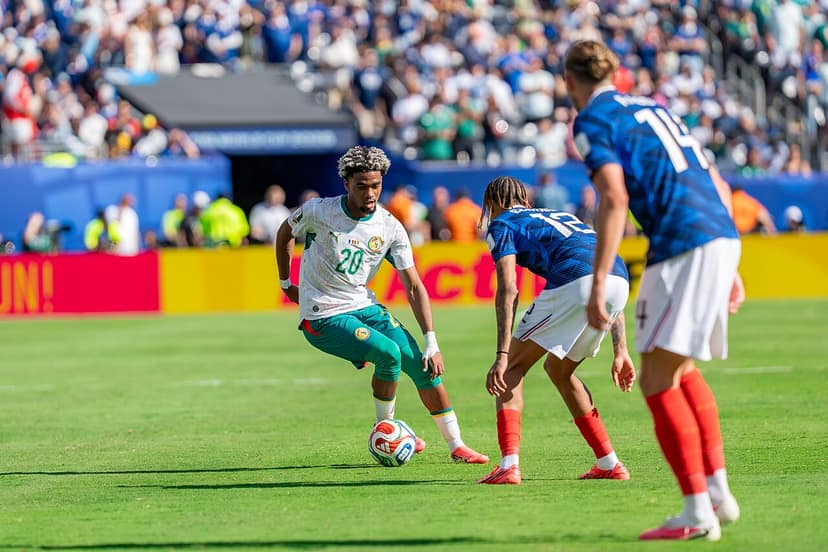 Foto de arquivo: Acordo entre o PSG e o Aston Villa por Ibrahim Mbaye a 55 milhões de euros