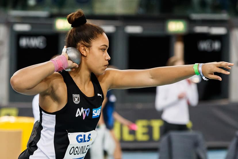 Yemisi Mabry remporte le bronze au lancer de poids lors des Championnats d'Europe d'athlétisme