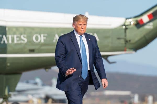 Foto de arquivo: Casa Branca nega comentários de Trump sobre Irão atacar cidades dos EUA