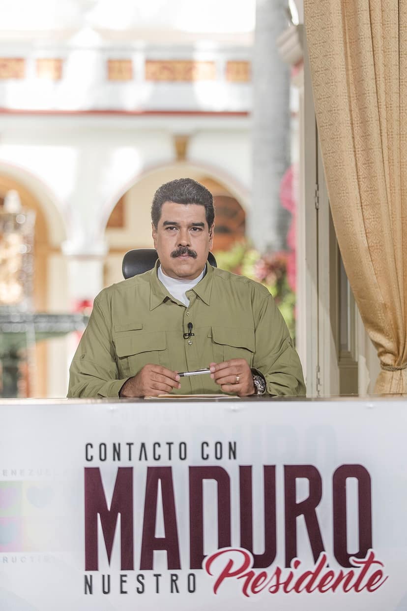 Archieffoto: Nicolás Maduro deelt foto's vanuit Amerikaanse gevangenis
