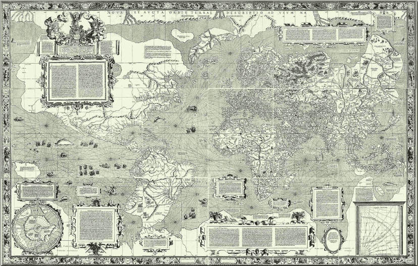 Foto de archivo: La ONU aprueba resolución para alterar la representación de los mapas mundiales