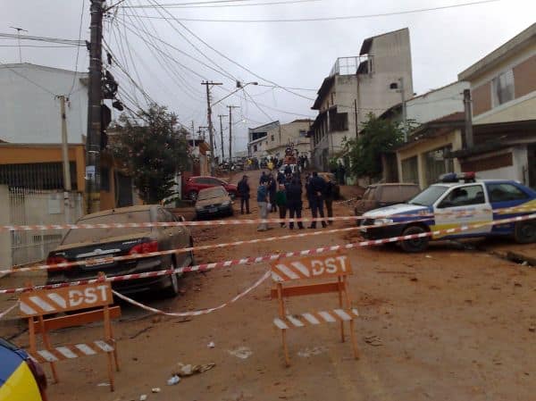 Explosión de bombona provoca herido grave en Santo André