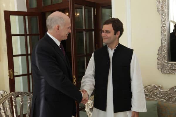 Photo d'archive: Rahul Gandhi critique l'action du gouvernement face à la police