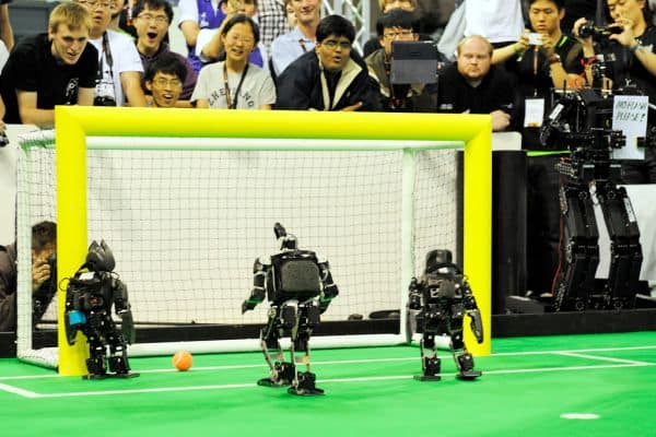 Archieffoto: Wereld Humanoïde Robot Spelen beginnen in Beijing