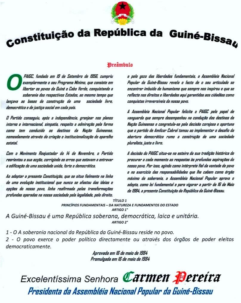 Photo d'archive: Appels au boycott du référendum en Guinée-Bissau