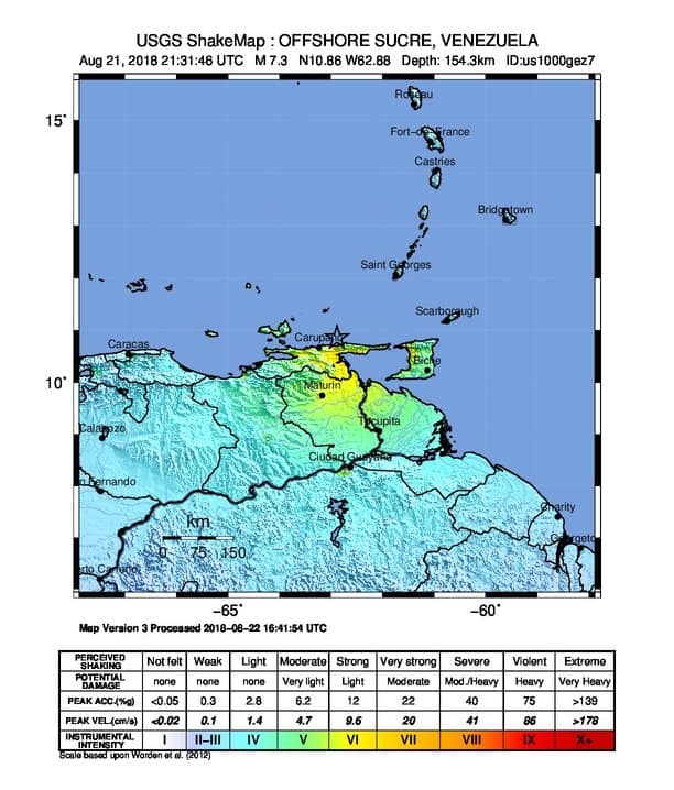 Foto d'archivio: Terremoto in Colombia potrebbe ridurre il PIL dello 0,27%