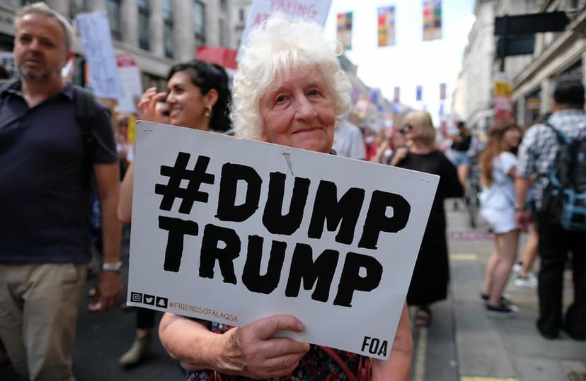 Archive photo: Trump Expresses Relief Over Harry and Meghan's Departure from the US