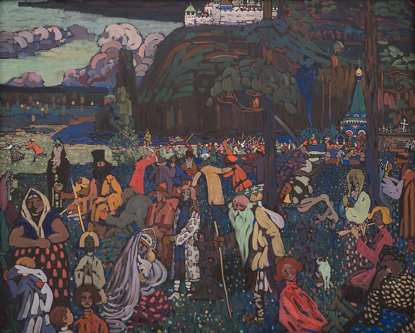 Kandinsky work 'The Colorful Life' to be auctioned