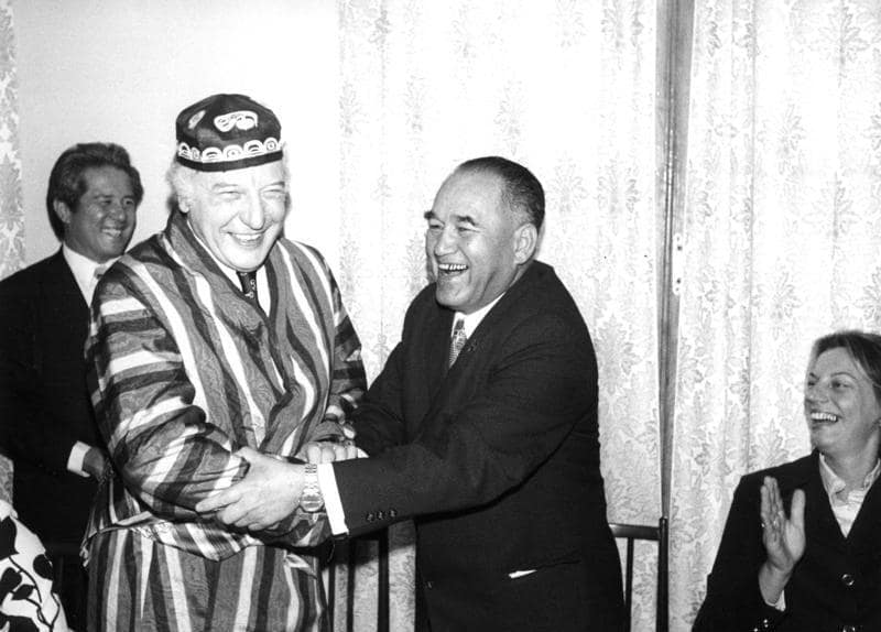 Foto d'archivio: Più Presidenti arrivano in Kirghizistan
