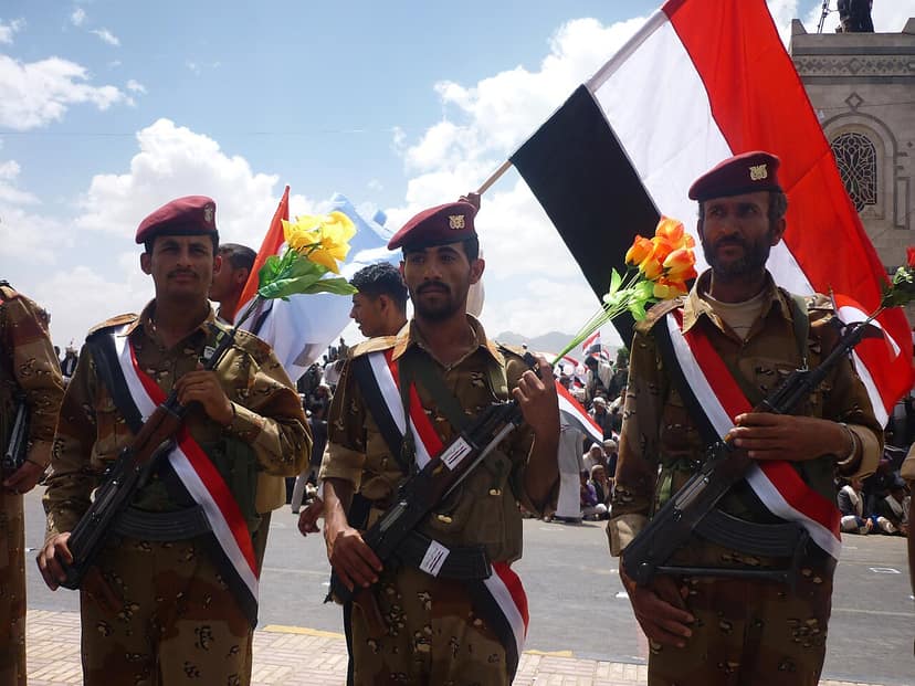 Foto d'archivio: La coalizione guidata dall'Arabia Saudita lancia ‘Operazione Alba nello Yemen’ con 100 aerei da combattimento