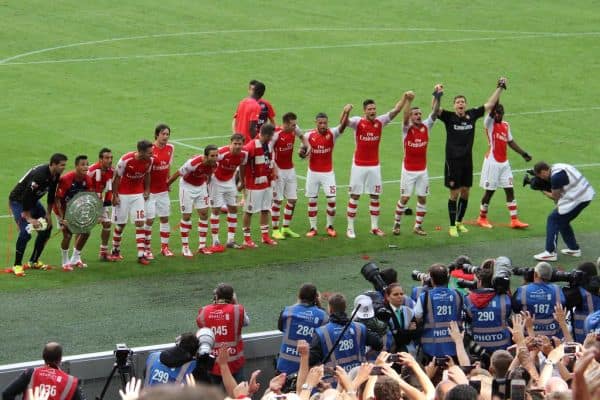 Arsenal e Manchester City si sfidano nella Community Shield 2023
