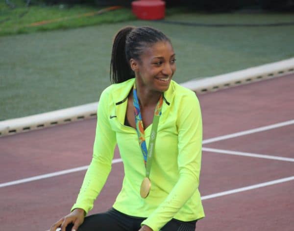 Resultate von Nafi Thiam und Delphine Nkansa beim Memorial Van Damme