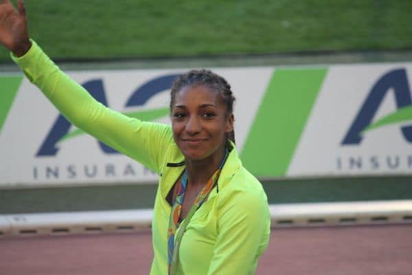 Resultate von Nafi Thiam und Delphine Nkansa beim Memorial Van Damme