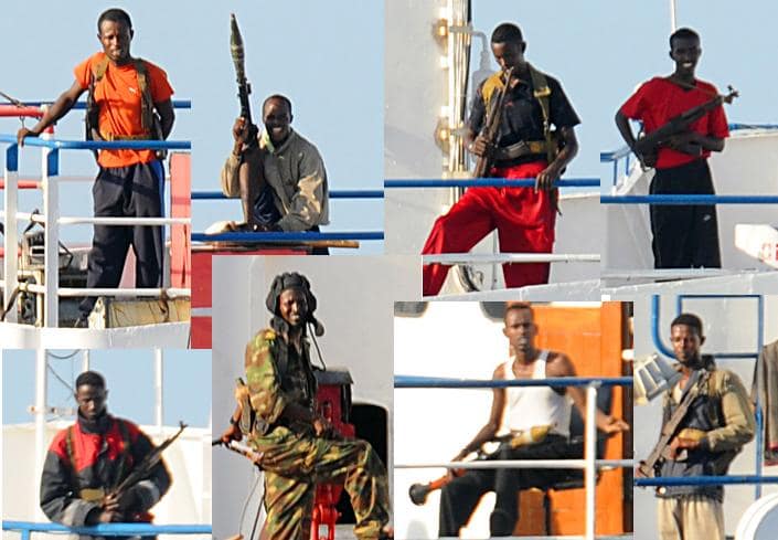 Sei indiani a bordo di una nave cargo dirottata al largo della Somalia