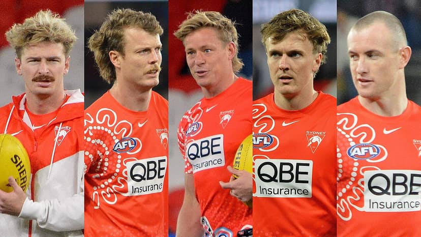 Vijf spelers van Sydney Swans geschorst voor schending van clubstandaarden