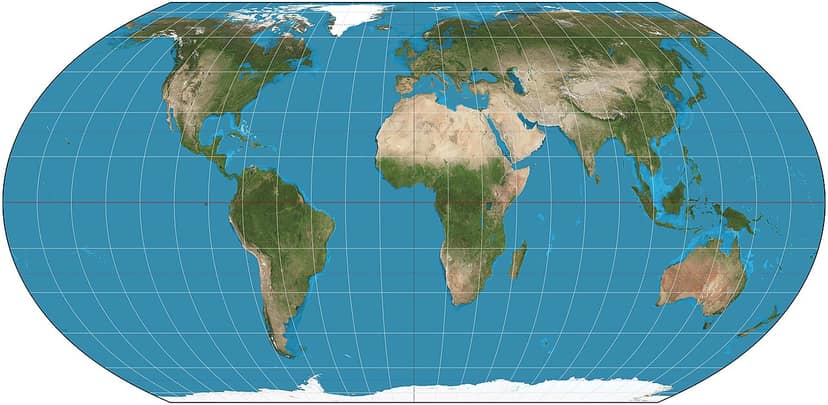 Foto de archivo: La ONU aprueba un nuevo mapa: África ampliada y tamaños reducidos para América del Norte y Europa