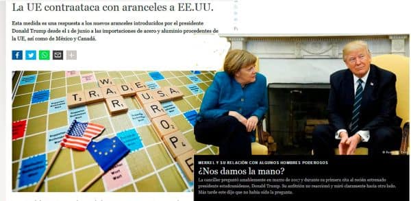 Trump accusa l'UE di aiutare la Cina a evadere i dazi