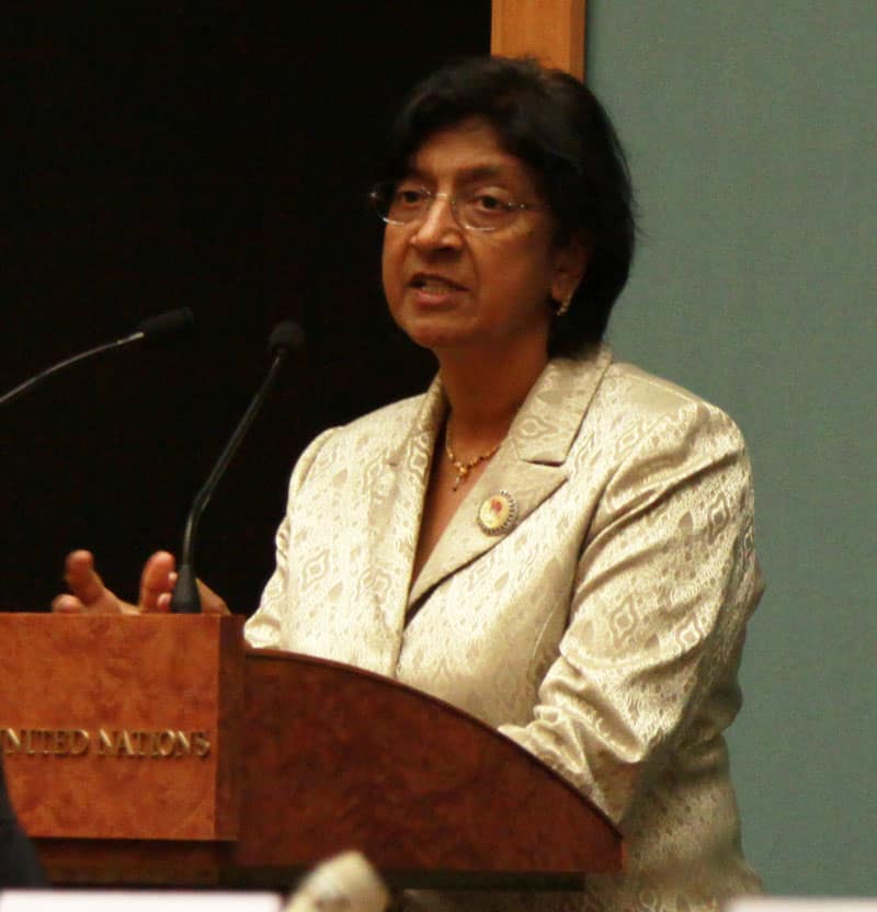 Navanethem Pillay gana el Premio Nobel de la Paz 2026