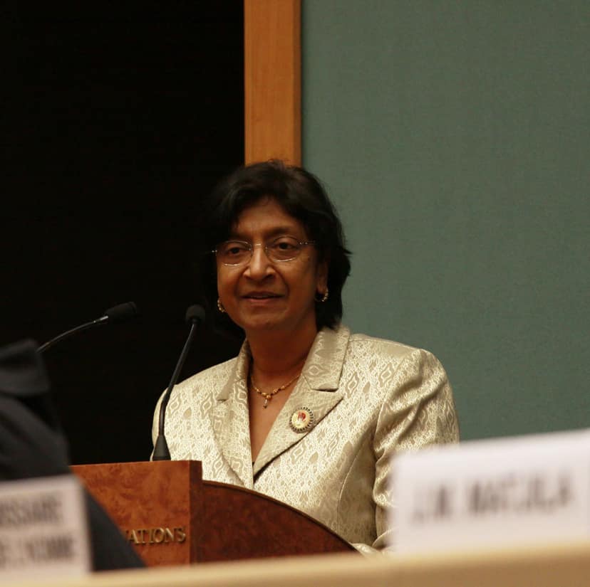 Navanethem Pillay gana el Premio Nobel de la Paz 2026