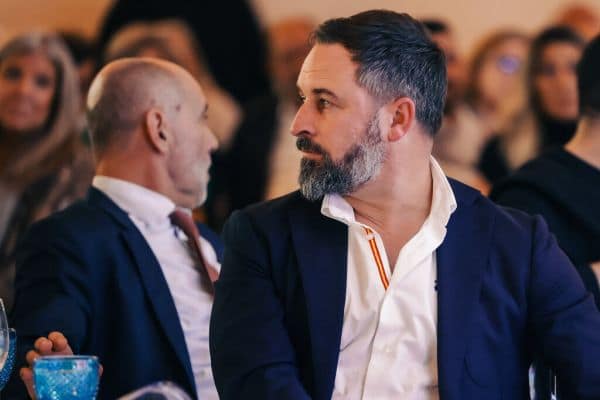 Photo d'archive: André Ventura alerte sur d'éventuelles coupes de pensions lors d'un discours à Santarém