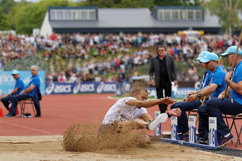 Agate de Sousa na final do salto em comprimento dos Europeus