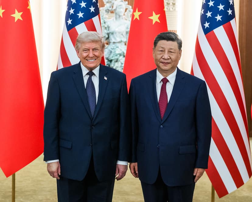 Trump schließt Gipfeltreffen mit Xi Jinping ab und besichtigt Nationalarchiv