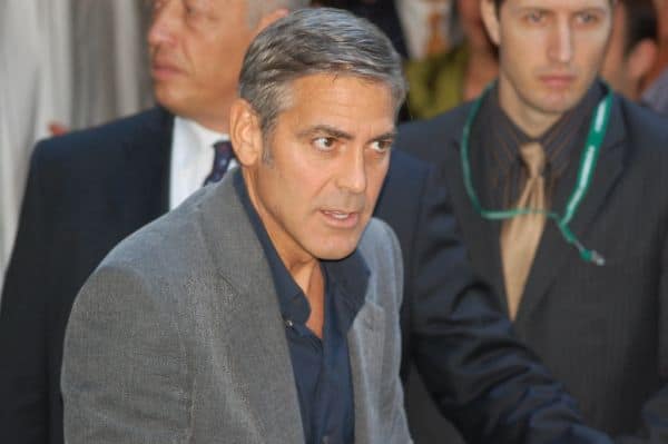 Foto d'archivio: George Clooney critica il governo americano durante la Mostra di Venezia