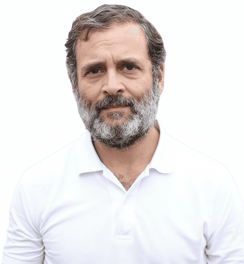 Photo d'archive: Rahul Gandhi proteste devant un commissariat de Delhi après l'incident des balles en caoutchouc