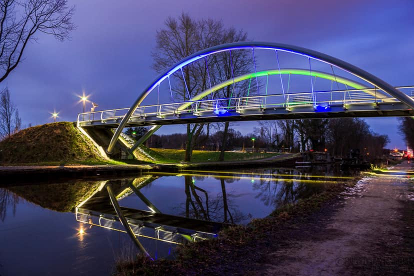 Início das obras da nova ponte para bicicletas e peões em Ekeren
