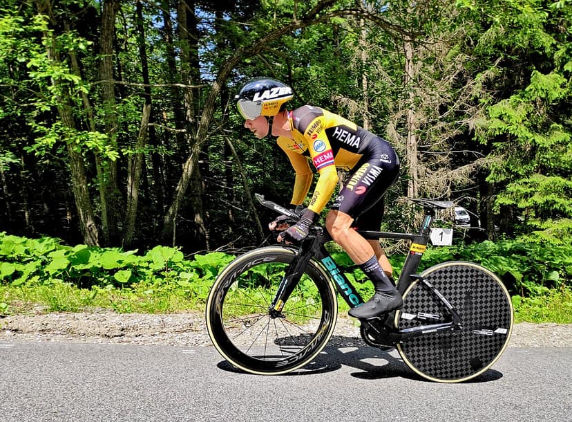 Primoz Roglic conquista título europeu de contrarrelógio na Eslovénia, Ilan Van Wilder em quarto lugar