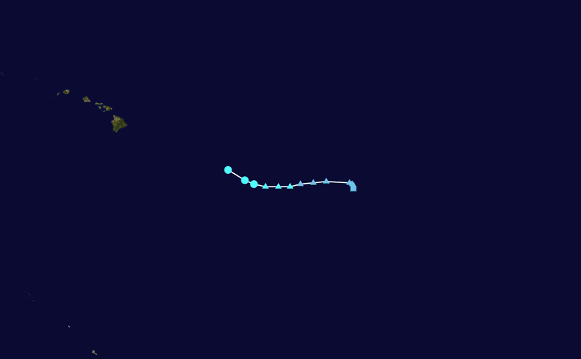 La tempête tropicale Hernan se forme dans le Pacifique tandis que Lala cible Hawaï