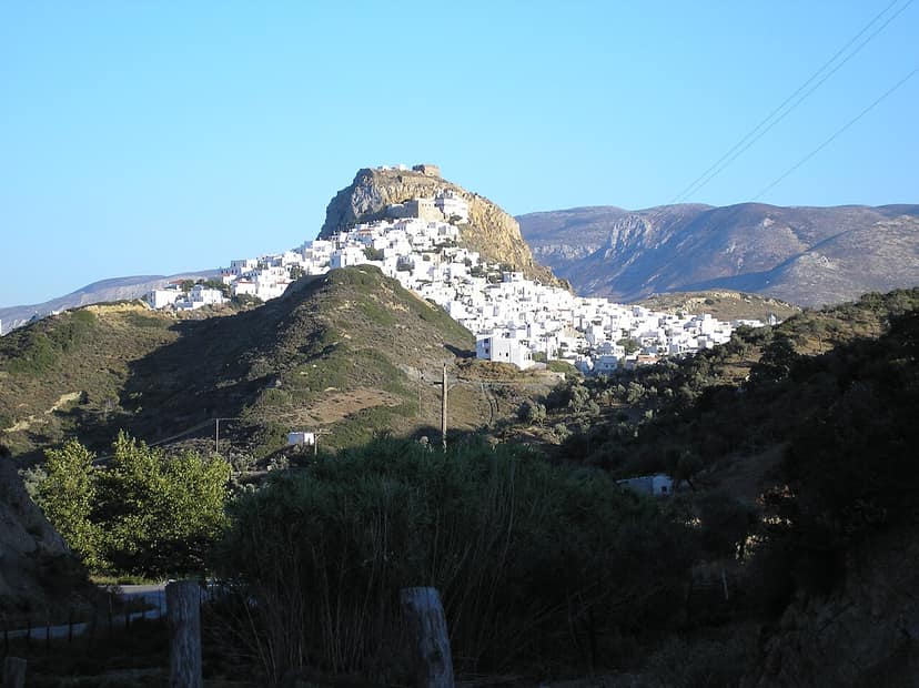 Waldbrand sur l'île grecque de Skyros