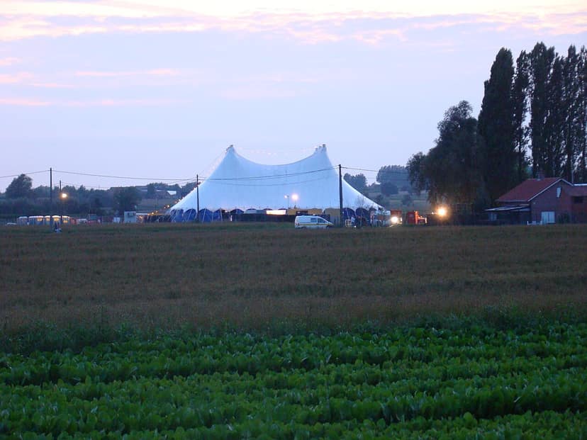 Archivbild: Polizei verhindert illegale Rave-Party in Geluwe