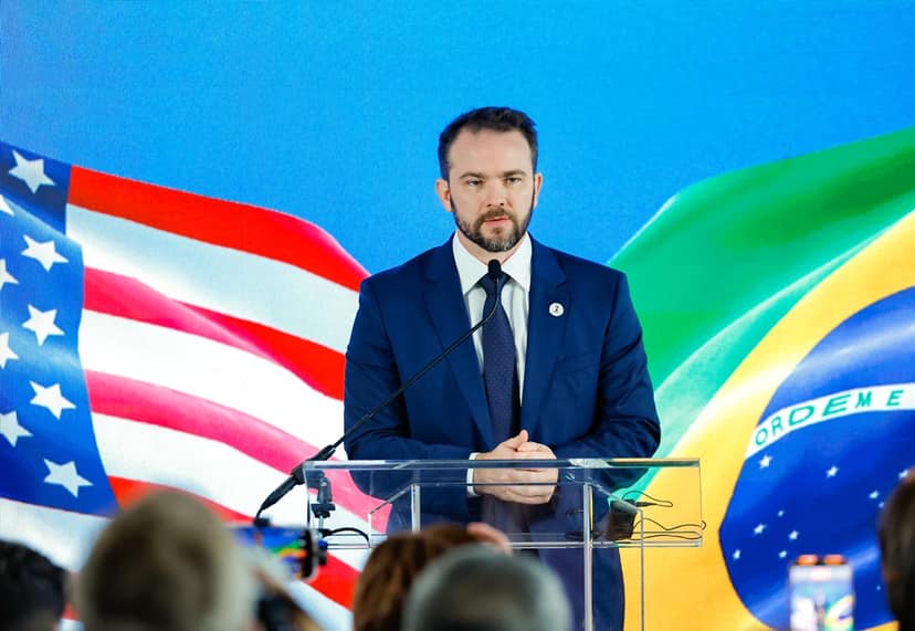 Archivbild: Javier Milei in Washington: Unterstützung für Trump und Kritik an Lula
