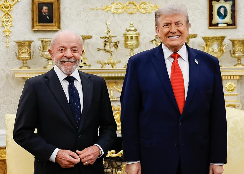 Archivbild: Javier Milei in Washington: Unterstützung für Trump und Kritik an Lula