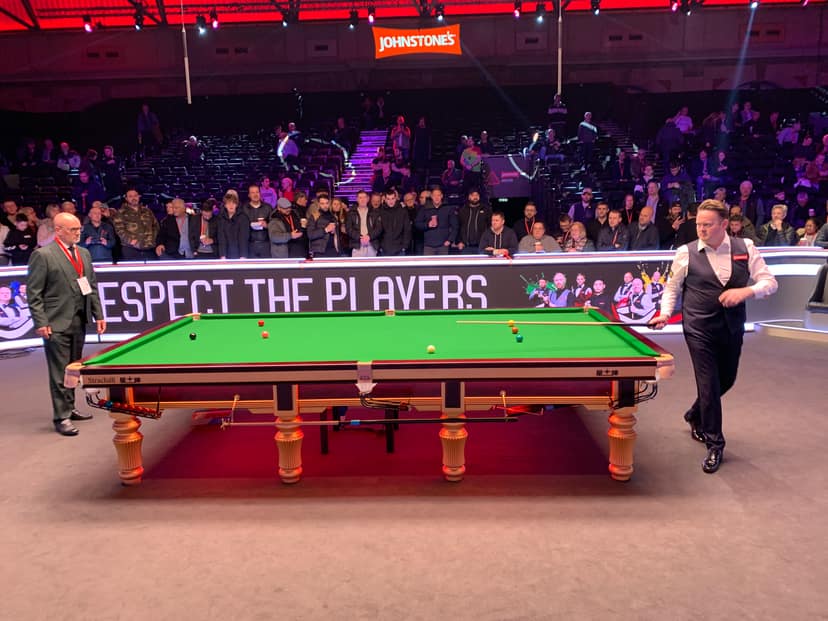 Foto de archivo: Trump pierde ante Saengkham en el China Open; Murphy establece récord de puntuación