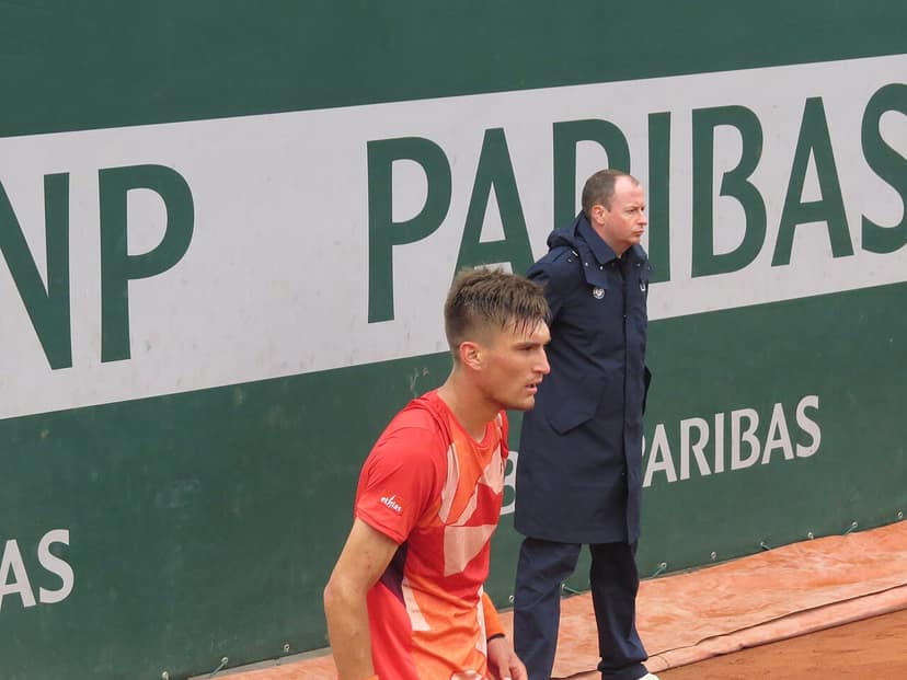 Foto d'archivio: Raphael Collignon perde contro Sebastian Gorzny agli US Open