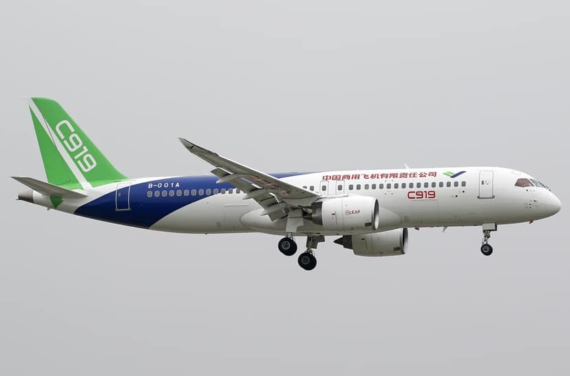 Comac completes its first international flight